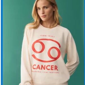 BY ANTHROPOLOGIE ZODIAC SWEATSHIRT. Size XL.